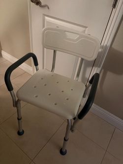 Shower Chair with Arms and Back