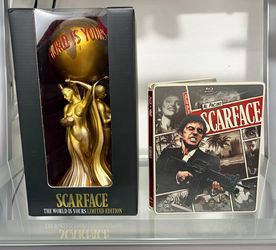 Scarface “The World Is Yours” Statute w/ Bluray Steelbook