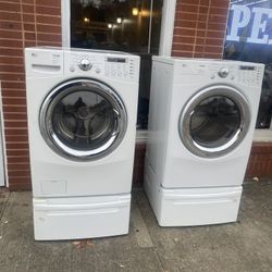 NOW WE HAVE APPLIANCES! LIKE NEW LG WASHER & DRYER SET $$600 FOR THE SET!!