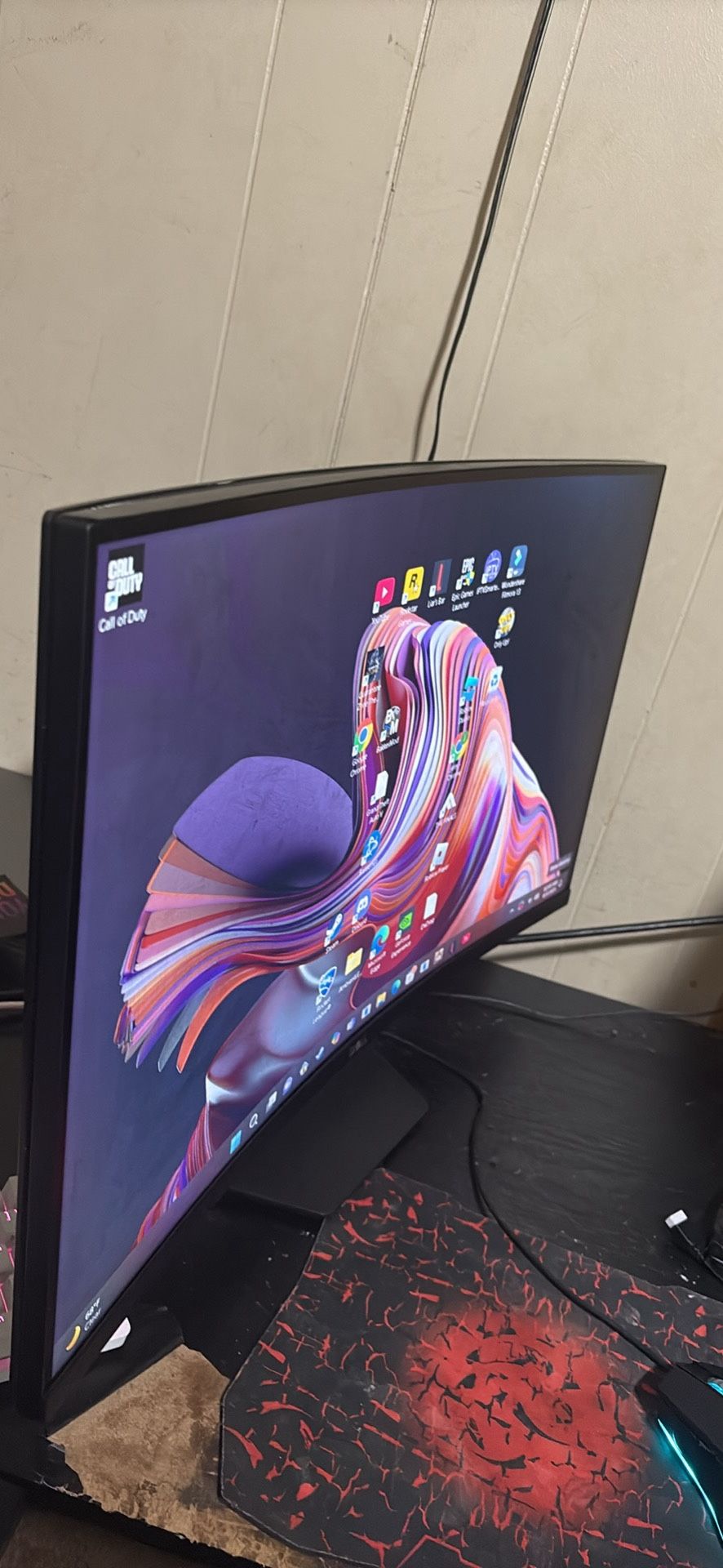 Dell  Curved Gaming Monitor - 27-inch
