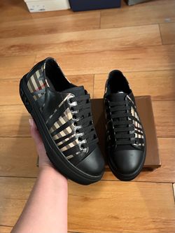 Burberry black shoes for men