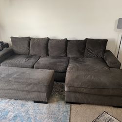 Couch With ottoman 