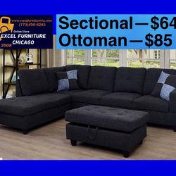 FREE DELIVERY🍀Brand New Sectional Sofa Couch 