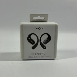 New Shokz OpenFit 2+ Open Ear True Wireless Earbuds Black