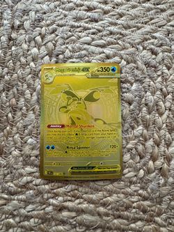 Gold Mega Greninja Pokemon Card