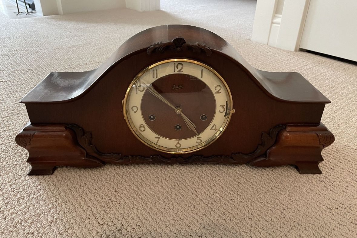 Juba Schatz Vintage Mantel Clock Triple Chime Westminster