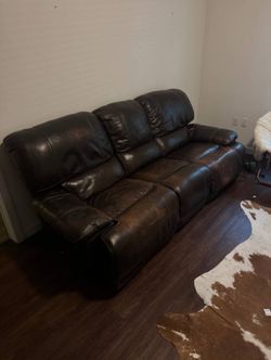 Leather couch