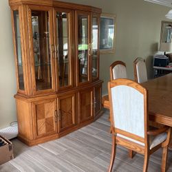 Oak Dining Room Set