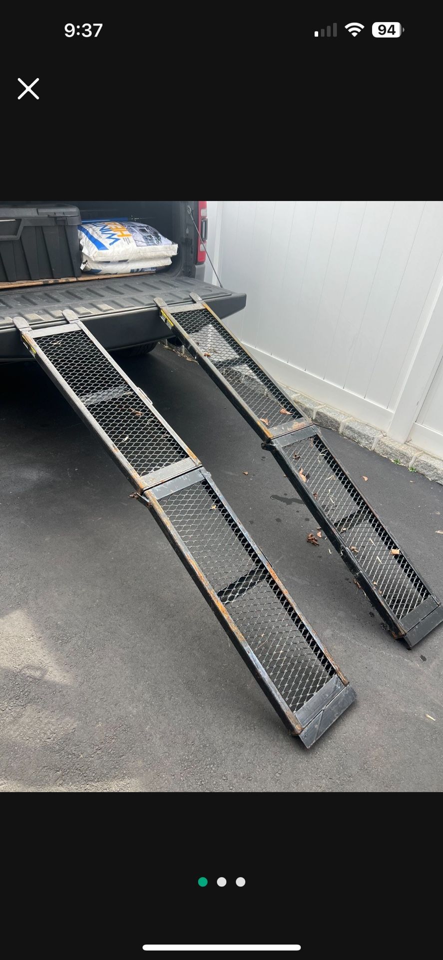 Heavy Duty Steel Foldable Tailgate Ramps
