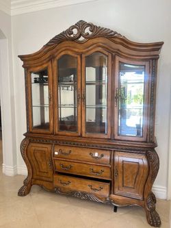 China cabinet.