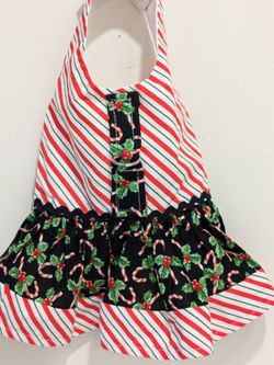 Handmade Christmas Dog Dress 
