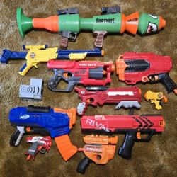 Nerf gun and X-Shot lot used guns