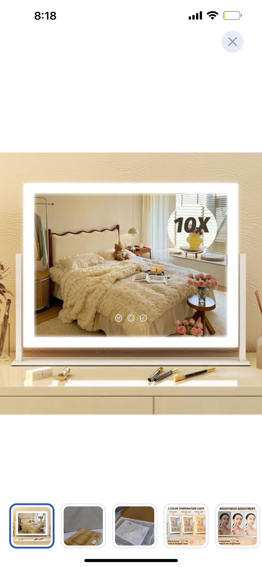 Vanity Mirror W Lights 