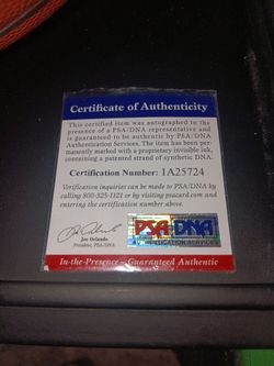 Spalding NBA Basketball with PSA/DNA Authenticated Autograph