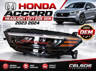 HONDA ACCORD HEADLIGHT LEFT SIDE OEM 2023 2024