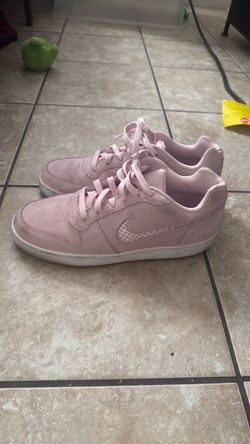 Nike Low-Top Pink Suede Sneakers