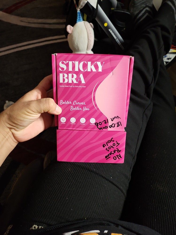 Sticky Bra. 