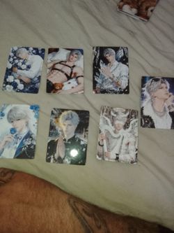 Demon slayer anime collectible cards 7 for 15 $