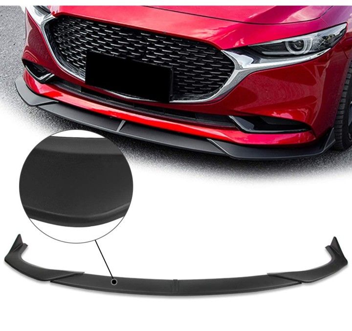 Mazda 3 SEDAN- 2019-2022 FRONT LIP - MATTLE BLACK