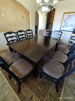 **Reduced**Regal Solid Wood Double Wide Dining Table - seat 6 - 10 people*