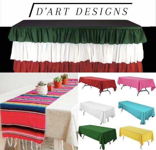 Table Linens Manteles Manteleria Party Supplies
