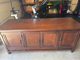 Solid Wood Media Console