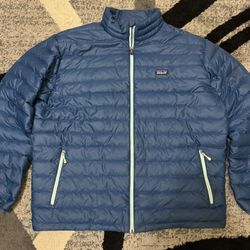 Patagonia Men’s Down Sweater Puffer Insulated Quilted Jacket Size XL 84673