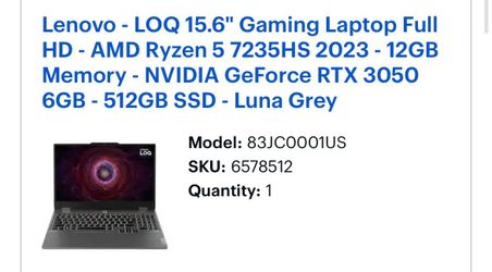 Gaming laptop