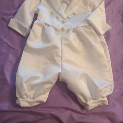 Size Small, Baby'ss Baptism/ Christening One Piece Outfit