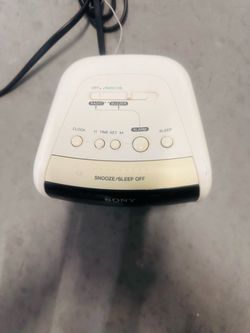 Sony Dream Machine AM/FM Alarm Clock Radio