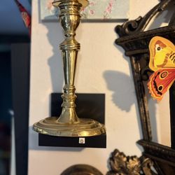 Brass Pillar Candle Stick Holder - $100