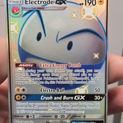 Electrode Gx Pokemon Card 