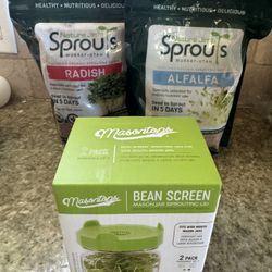 Radish & Alfalfa Seeds For Planting Or Sprouting 