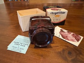 1940s Imperial Chromat-O-Scope Slide Viewer With Box and Manuals