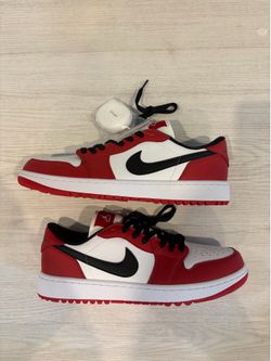 New Air Jordan 1 Golf size 12 red/black