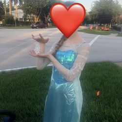 Elsa Frozen Halloween Costume Women’s XS