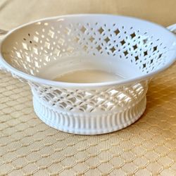 Hartley Greens & Leeds Pottery Pierced bowl