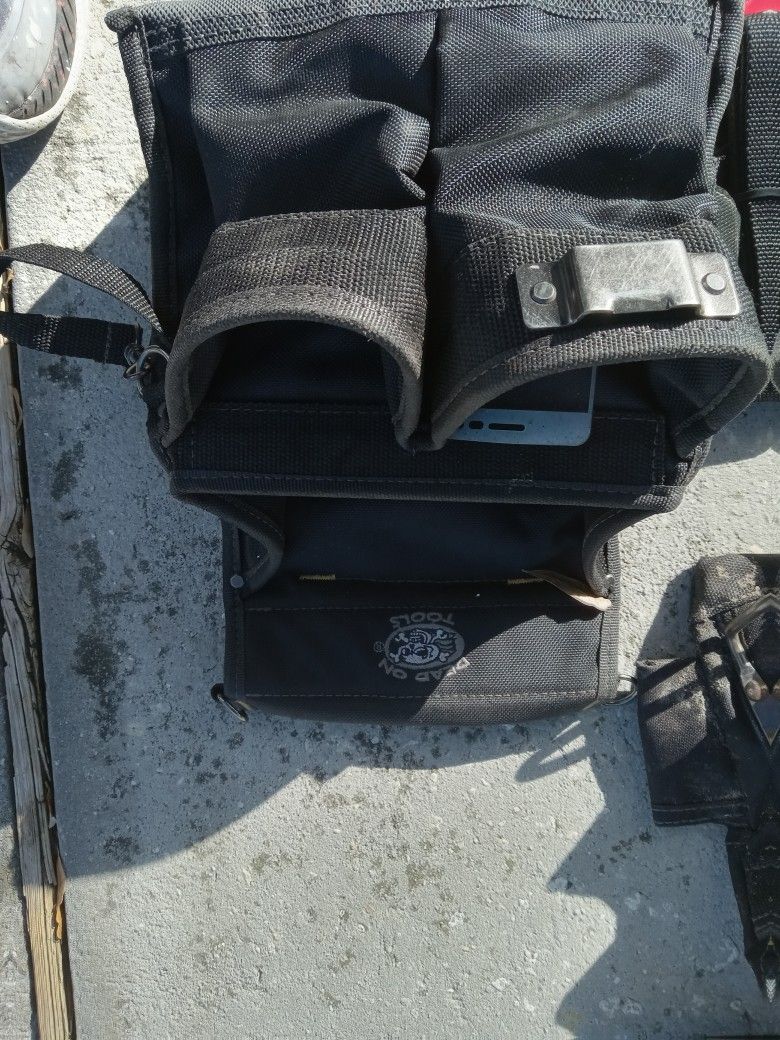 2 Tool Belts 1 Saftey Vest And Clip $ 30