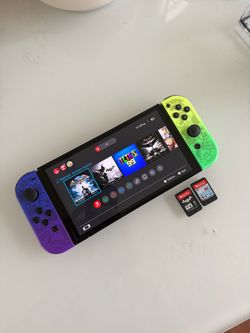 Nintendo Switch OLed Splatoon