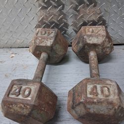Dumbells 40lbs
