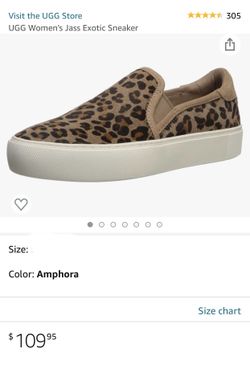 UGG Women's Jass Exotic Sneaker SIZE 8.5