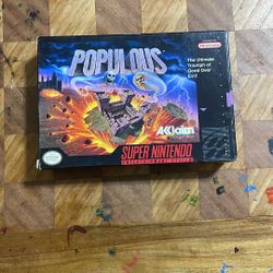 Populous Super Nintendo 