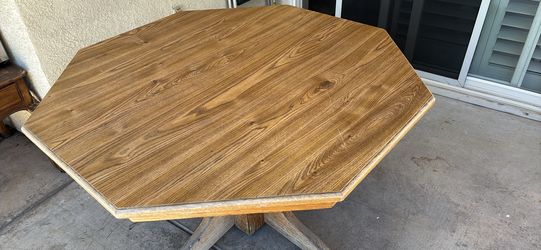 Dining table and chairs