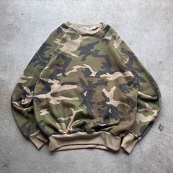 Vintage 90’s Camo Pullover Sweatshirt