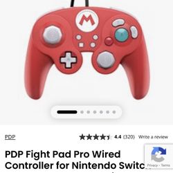Switch PDP fight pad Pro, Mario, for Nintendo switch, wired ( 10 ft) , pickup Waipahu 