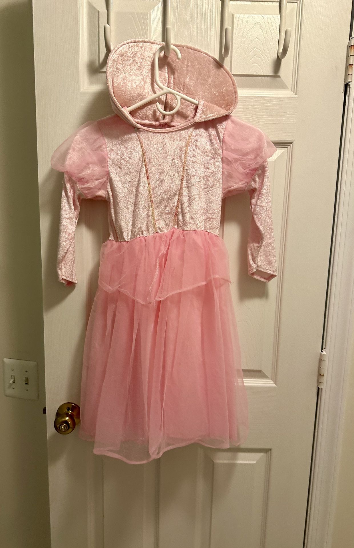 Pink Princess Child Dress Size L