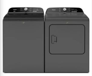 Whirlpool Washer and Gas dryer set with removable agitator