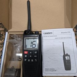 VHF MARINE RADIO ALANTIS 275 NEW NEVER USED