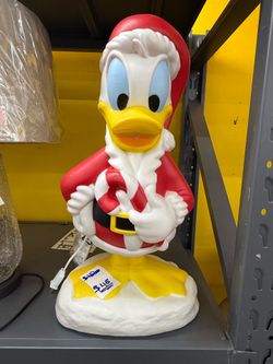Disney Donald Duck Santa LED Blow Mold