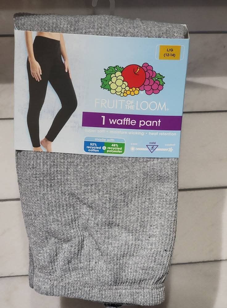 Women's Waffle Thermal Pants $7 each (Two Available in size Large 12-14)